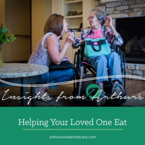 Helping your loved one eat